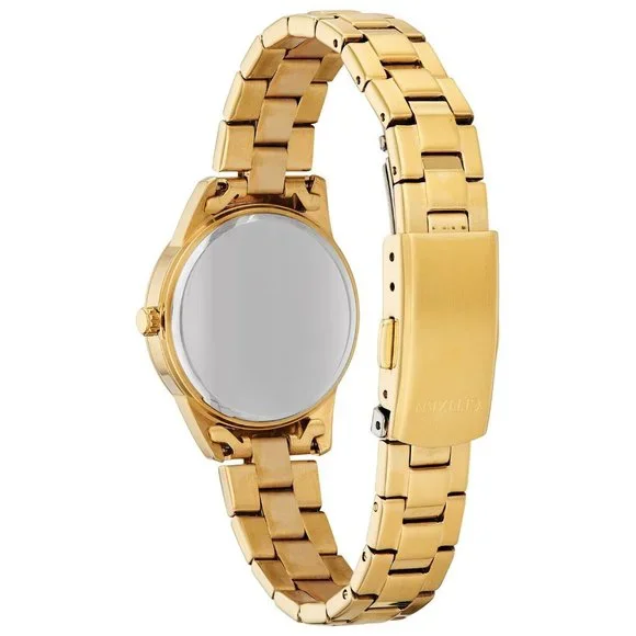 Citizen Gold Diamond 30mm Tone Watch New